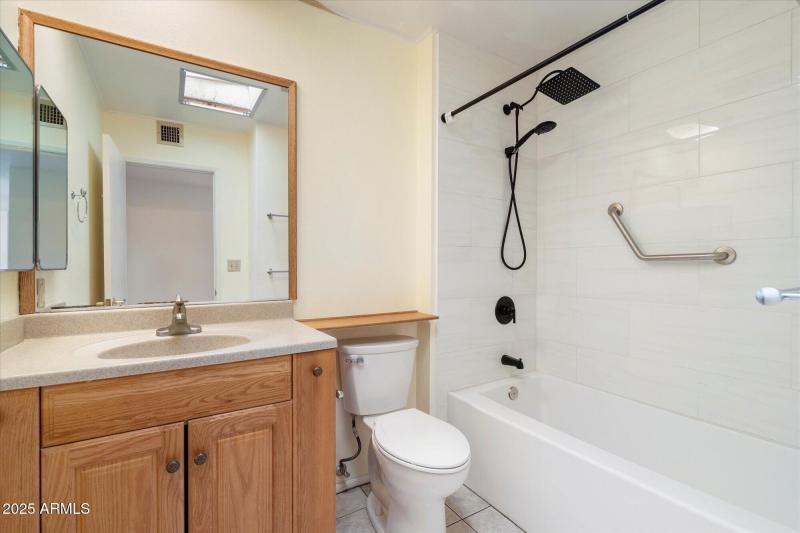 Guest Bathroom with updated Bath/Shower