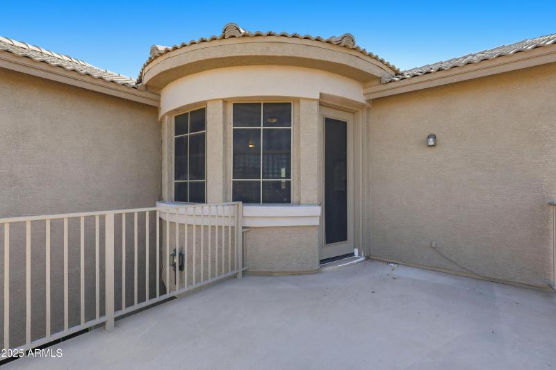 Front balcony off of Loft