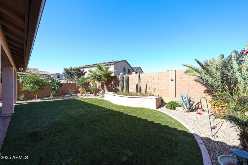 Backyard looking west