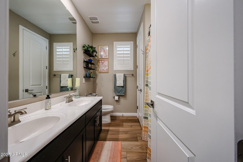 Second Bathroom double sinks