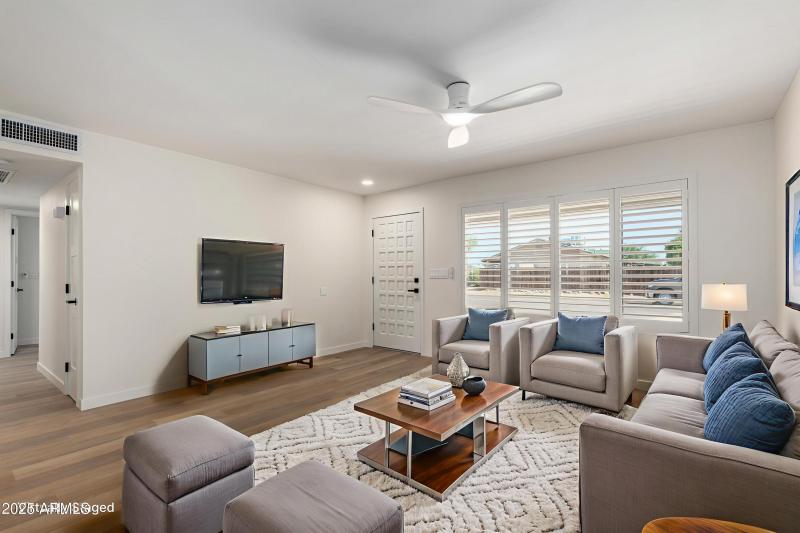 Virtually Staged Living Room