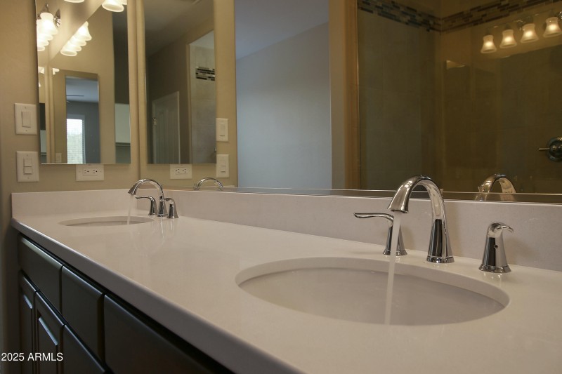 Main Bath dual sinks