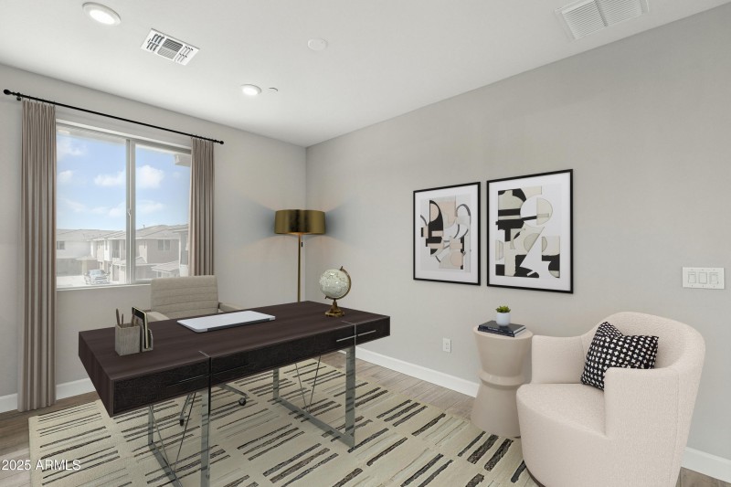 Virtually Staged Office