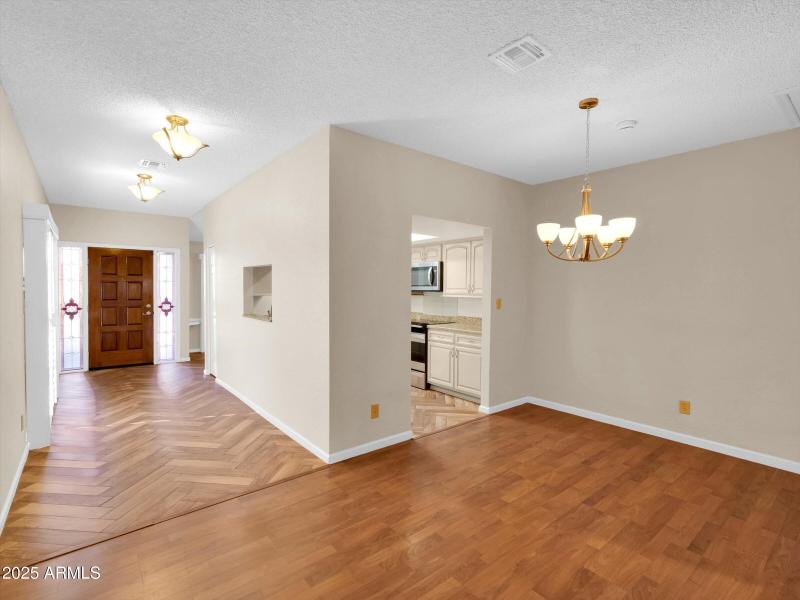 Dining area toward front door