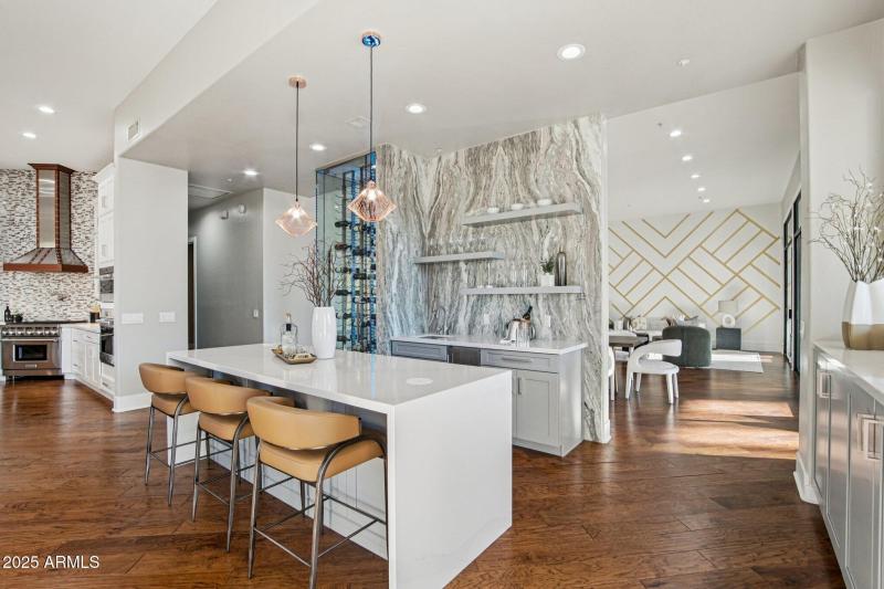 Custom Bar w/ seating