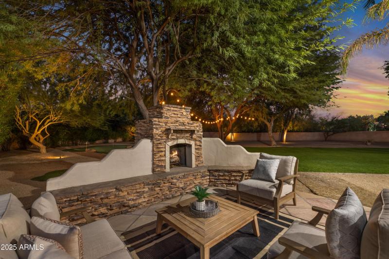 Entertaining Fireplace