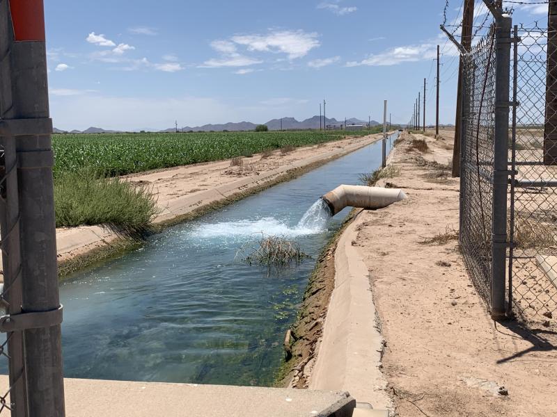 Irrigation comes from the East!