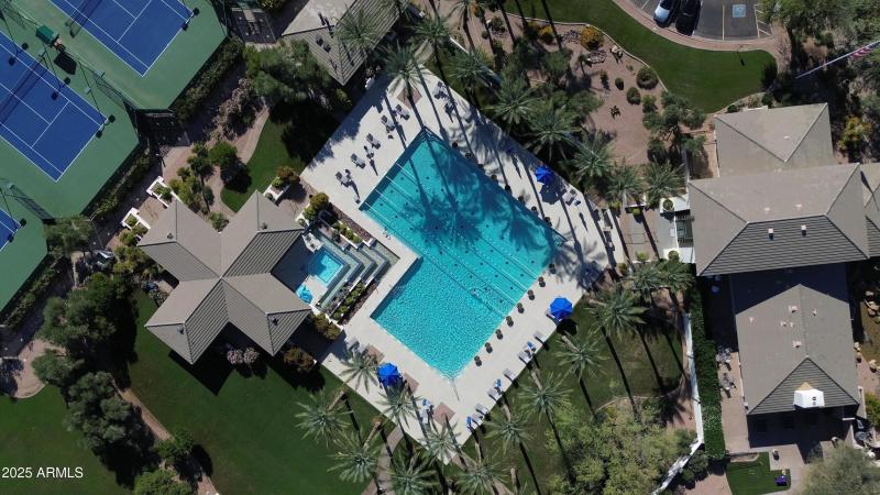 Aerial of Pool