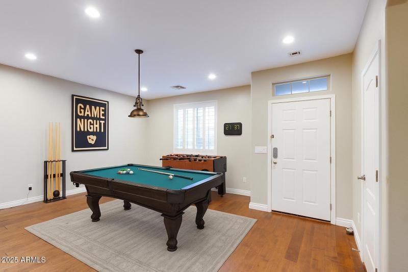 Virtually Staged Game room