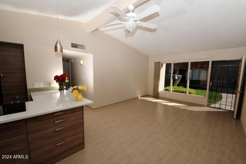 Entrance and Living Room