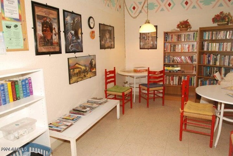 Laundry sitting area