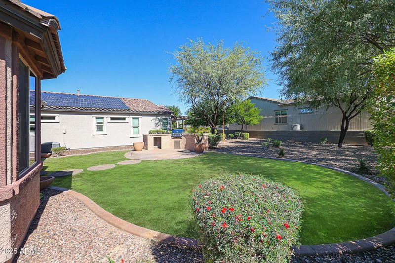 Backyard - Grass Virtually Staged