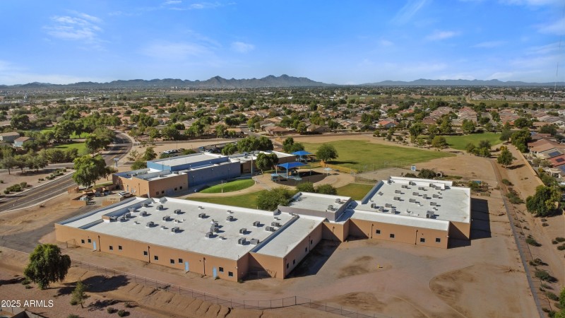 Burwick School & Mts.