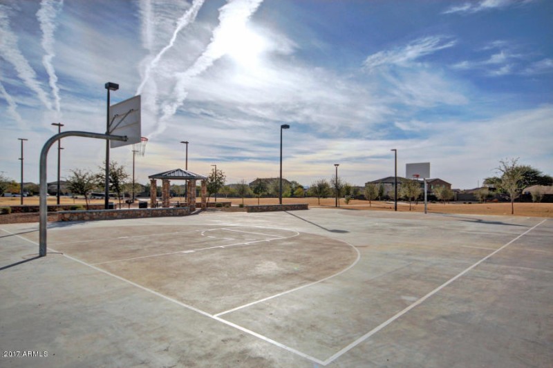 COMMUNITY HAS BASKETBALL COURTS