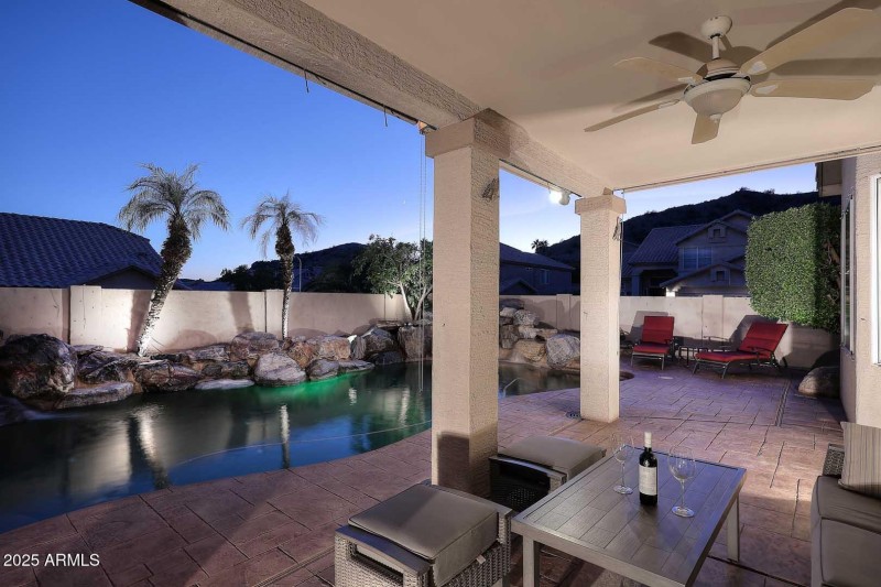 Night-Covered Patio-View