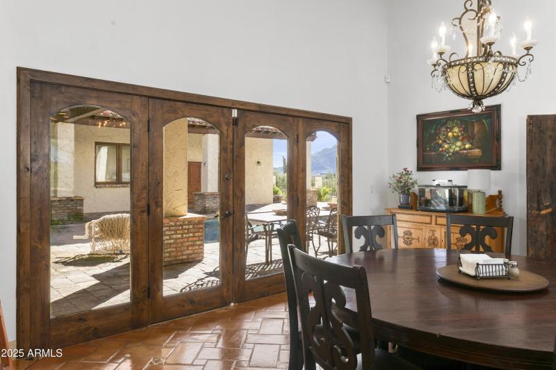 Poolside Views from Dining