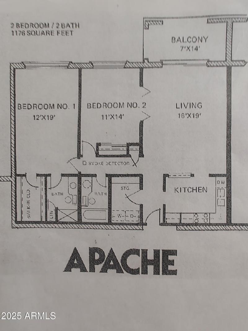 Apache floorplan