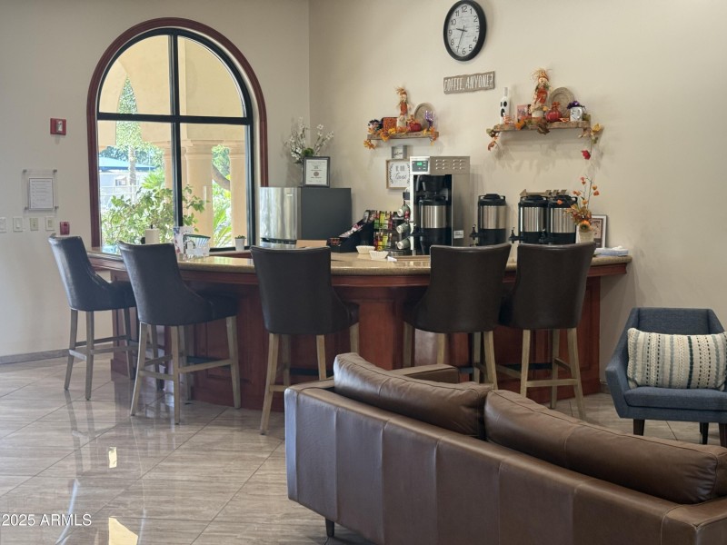 Coffee Bar in Clubhouse