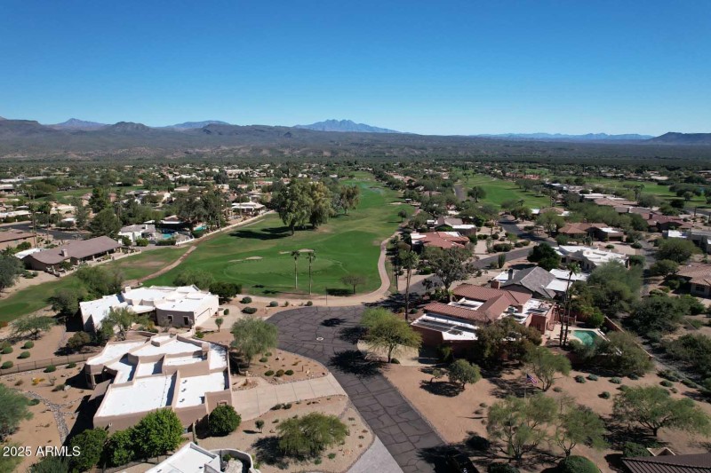 Aerial Golf Course View