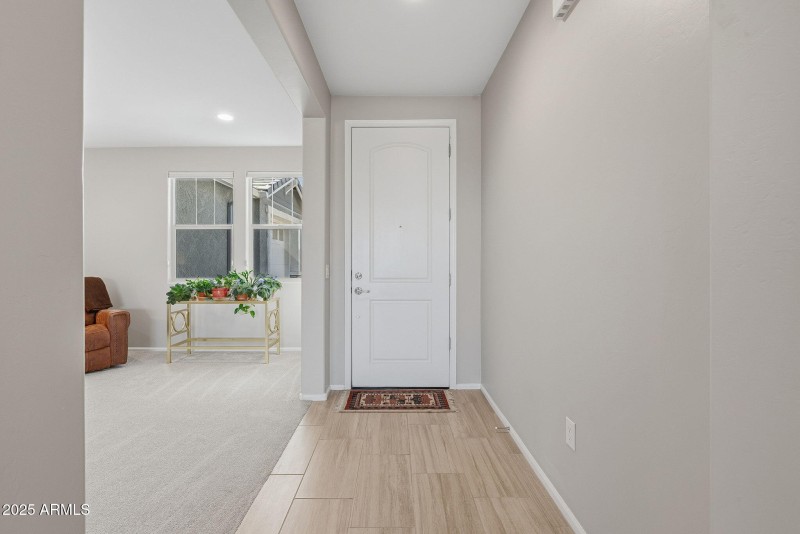 Interior Entry + Sitting Room