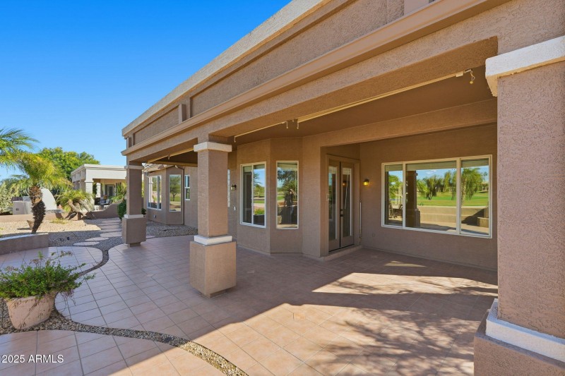 Covered and Uncovered Patio Space