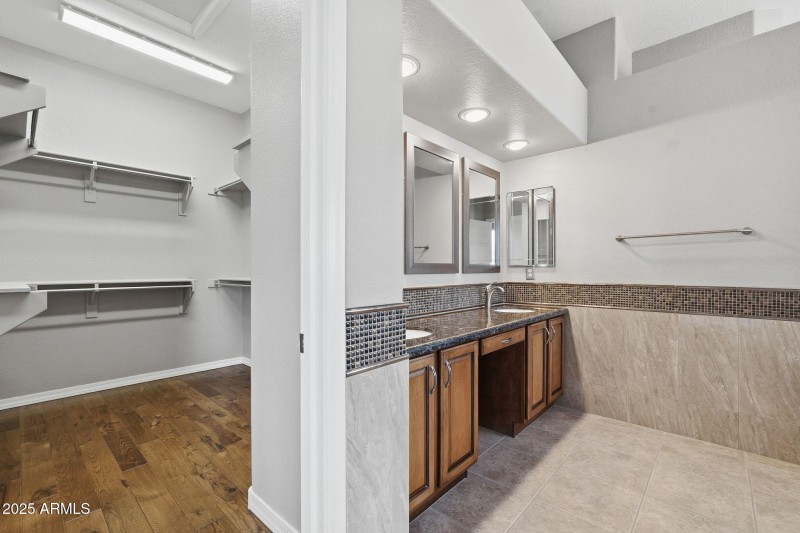 Primary Bathroom with closet