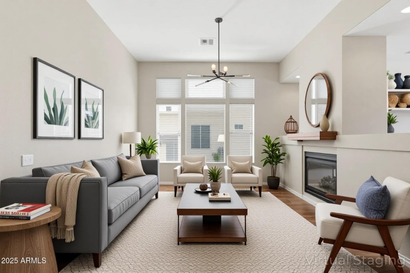 Virtually Staged: Family Room