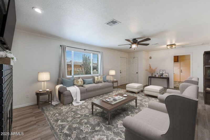 Front Entry Living Room Virtual