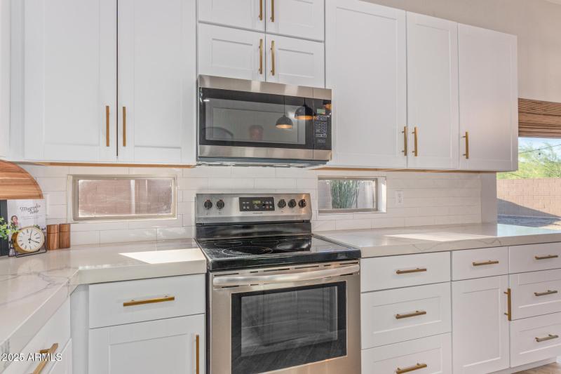 Upgraded White Cabinets With Hardware