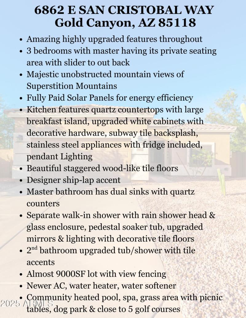 Many Upgrades Throughout