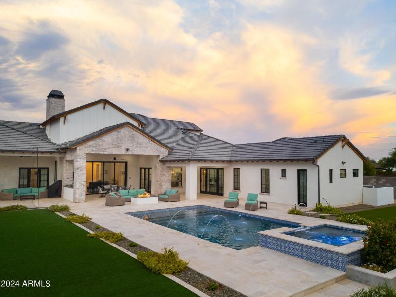 88back yard at sunset_aerial