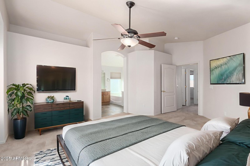 Virtually Staged - Primary Bedroom