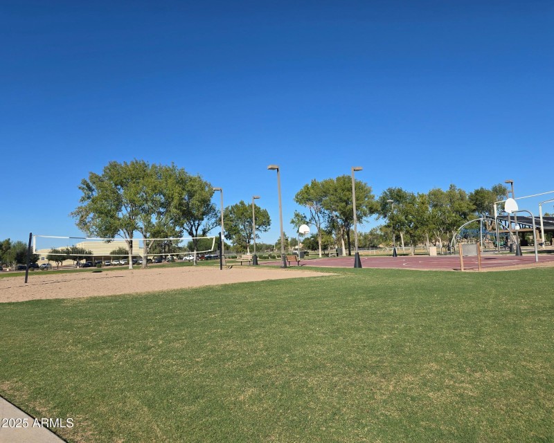 Volleyball and Basketball Courts