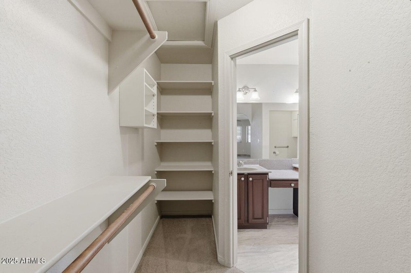 Primary Walk in closet