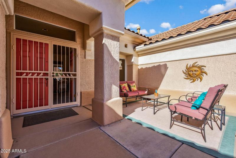 Front Entry and Patio