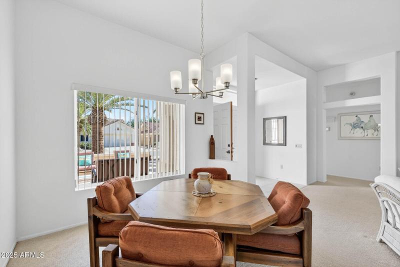 Dining towards Foyer & Hall to Bedrooms