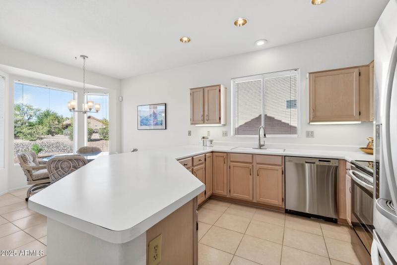 Kitchen towards Breakfast Area