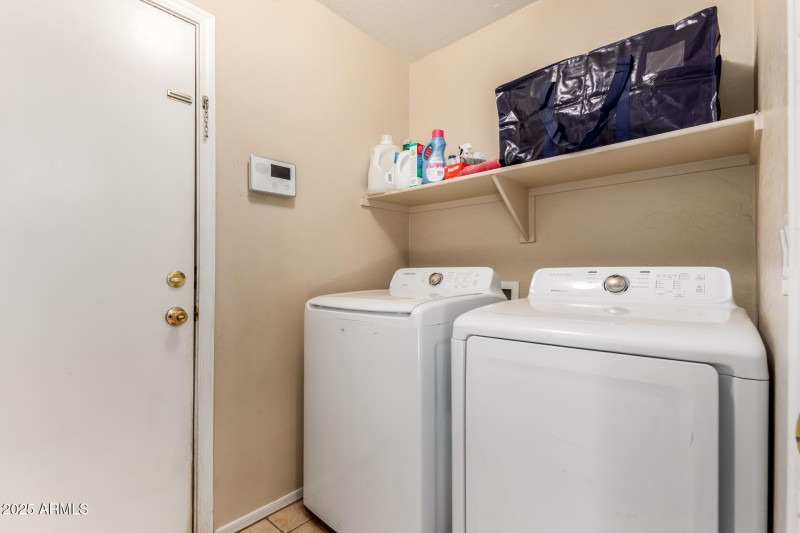 Laundry area