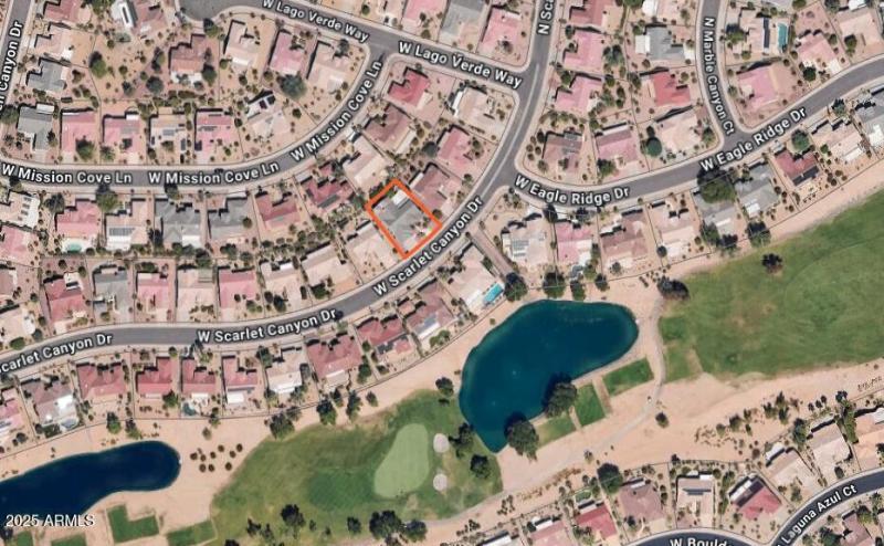 Aerial View of Neighborhood