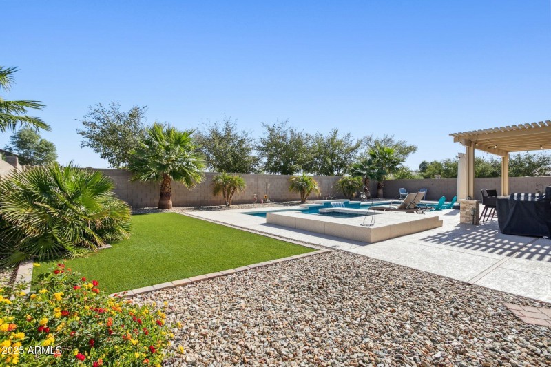 Artificial turf and Spa