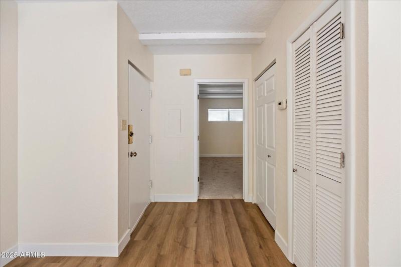 Front entry/hallway to bedroom