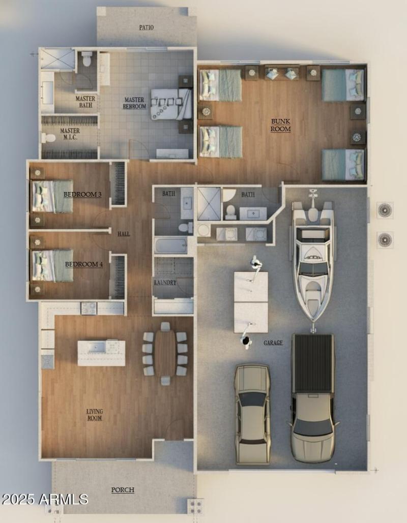 Labyrinth Floor Plan Bunk Room
