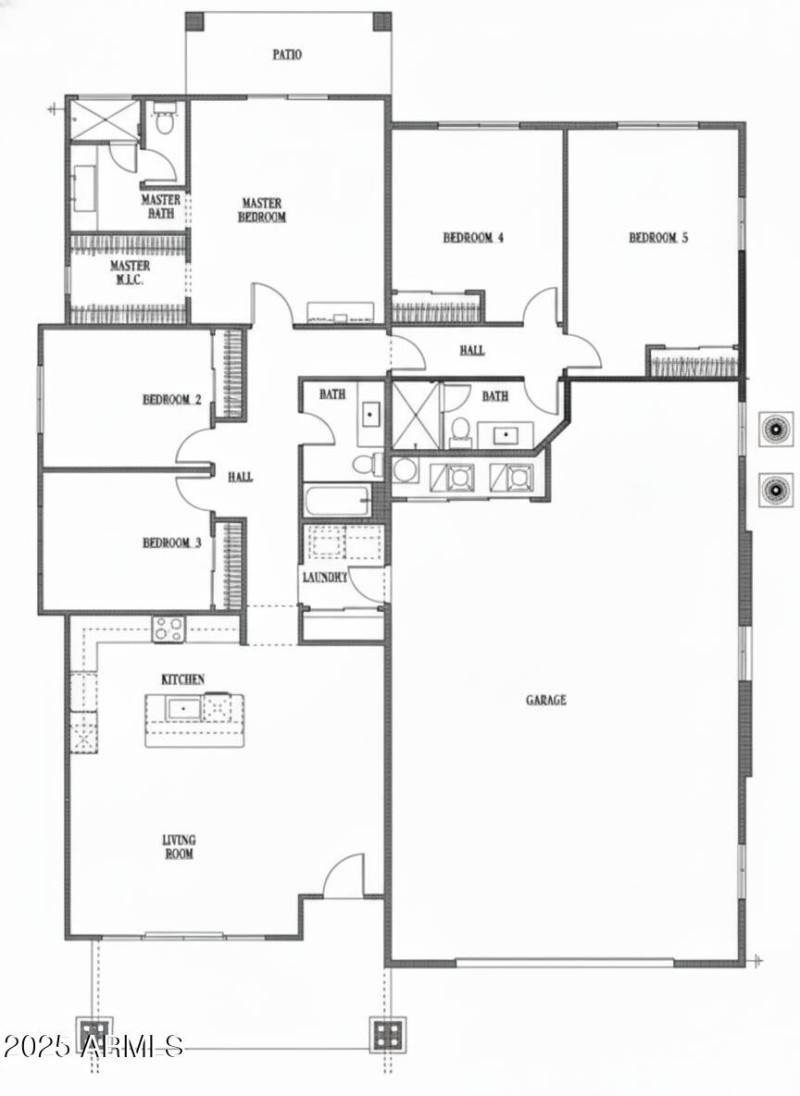 Labyrinth Floor Plan 2D 5-Bed
