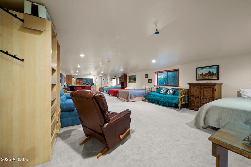 F bunk house above work shop