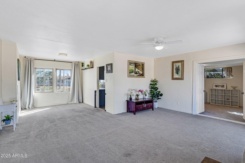 Living and dining room