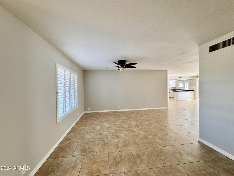 Living room shutters