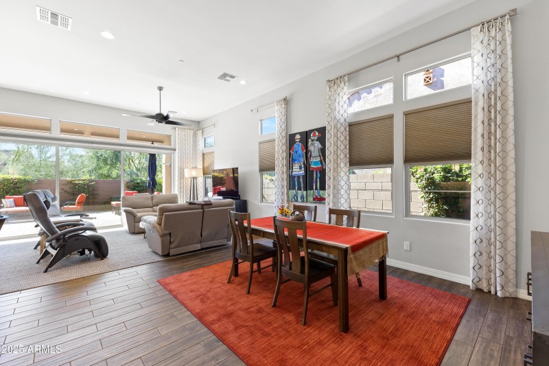 Dining in Great Room