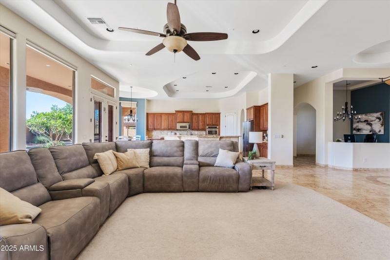 Great Room Opens to Kitchen