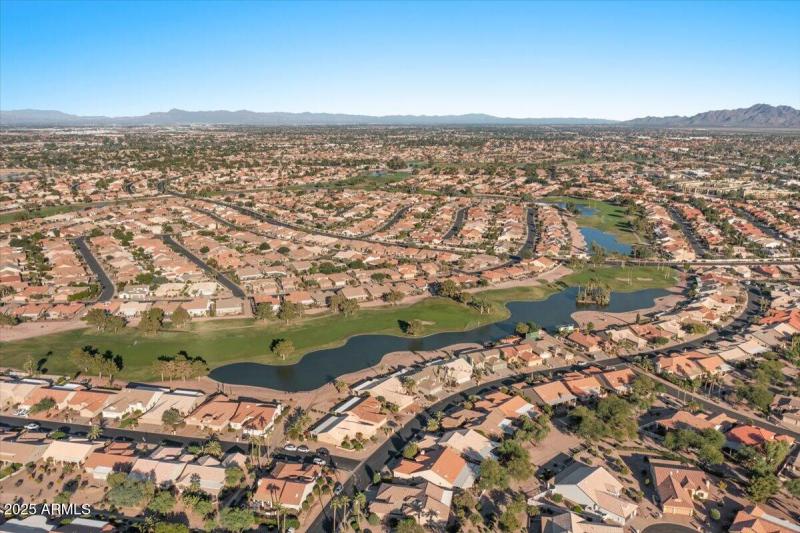 01-Aerial front of home and views