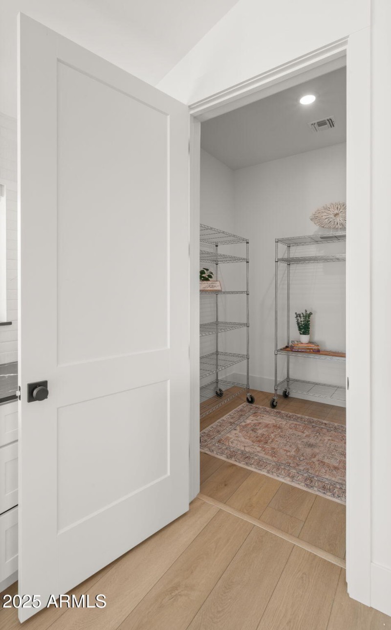 Multiple walk in pantries